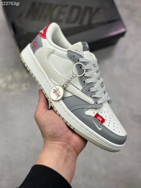 春季特惠💰360 Travis Scott x Fragment Design x Air Jordan 1 Low OG SP AJ1 乔1联名倒钩低帮
