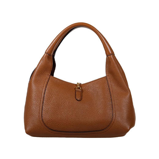 GUCCI 古驰 女士 Softbit 粒面皮革手提包 棕色 858297 AAEAO 2718 商品图2