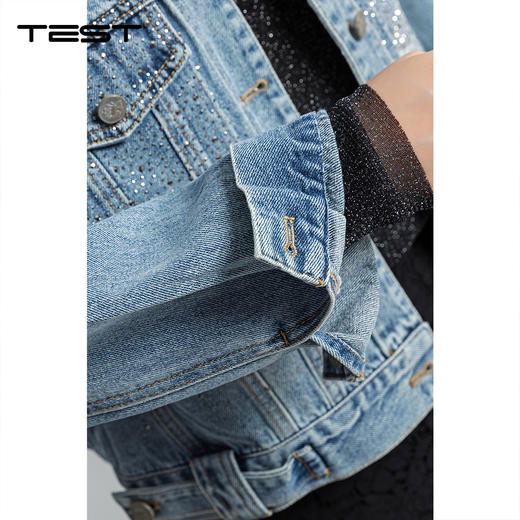 春上新时尚个性舒适简约牛仔外套2261024 商品图3