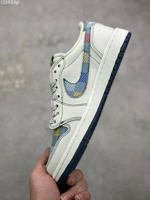 春季特惠💰360 Travis Scott x Fragment Design x Air Jordan 1 Low OG SP AJ1 乔1联名倒钩低帮 商品图6