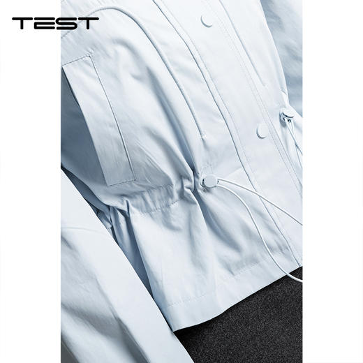 春上新个性短款韩版收腰风衣2261015 商品图3