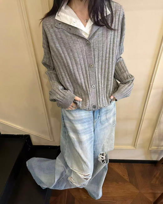 DYJ60013羊毛假两件上衣 商品图1