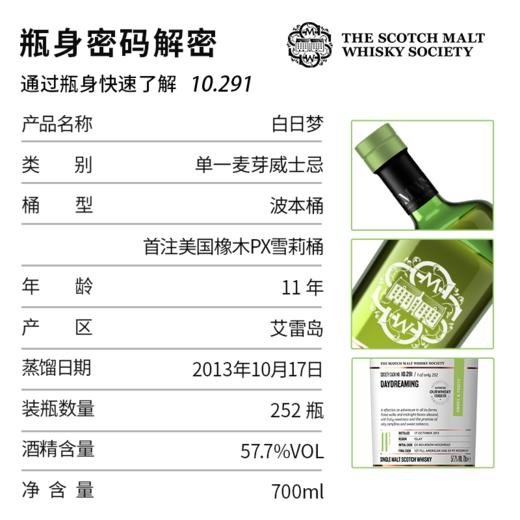【SMWS】 10.291  白日梦 11年 单一麦芽 威士忌 进口 洋酒 商品图2