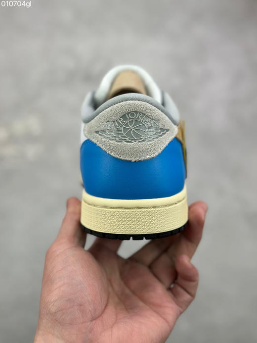 春季特惠💰430 倒勾限定 Travis Scott x Air Jordan 1 Reverse Mocha AJ1乔1 TS UN 联名倒钩 低帮文化篮球鞋 商品图7