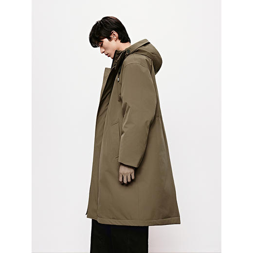 【三防】GXG男装 长款羽绒服多色风衣设计时尚厚外套 25冬热卖 商品图3