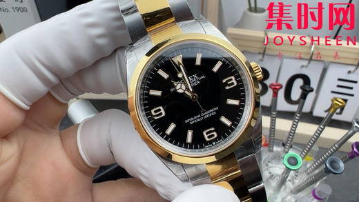 VS劳力士探险家型系列M124273 探险家36mm 探一 间金款 丹东3230机 板带 904L钢 男士腕表 小手腕福音 商品图0