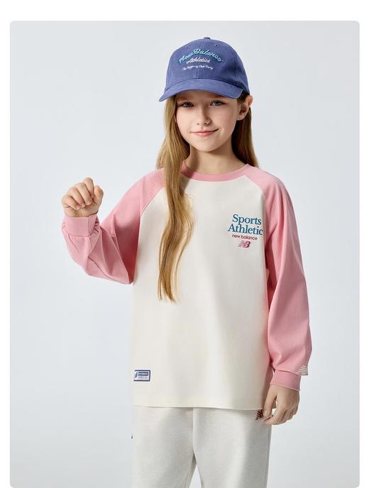 直发 春夏秋都可穿的百搭长袖【NB家撞色插肩袖T恤】 商品图2