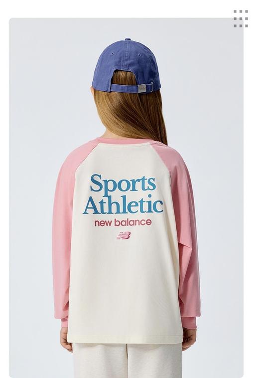 直发 春夏秋都可穿的百搭长袖【NB家撞色插肩袖T恤】 商品图4