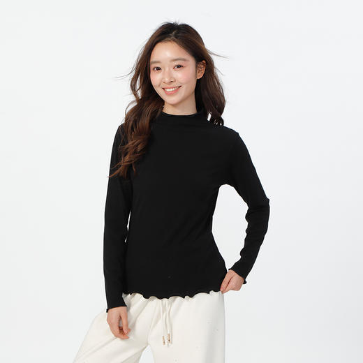 休闲基础简约百搭木耳边打底衣-纪念日百货门店同款169257717 商品图4