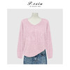 山羊绒绵羊毛混纺软糯显瘦百搭圆领针织上衣 ZM-829 商品缩略图2