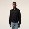 AMI PARIS 男士心形徽标刺绣棉质斜纹布拉链外套 黑色 HJK884 CO0132 001 商品缩略图1