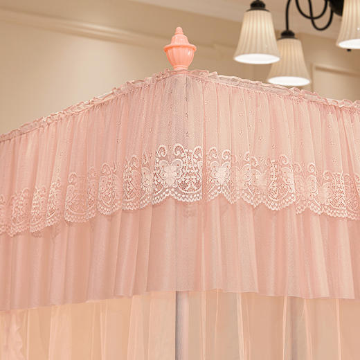 【品牌直发】加倍生活 花边宫廷落地蚊帐 4色可选yc0318017 商品图8