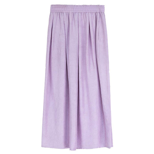 牧衣游原创20姆米重磅桑蚕丝半身裙宽松垂感百搭松紧腰半裙 绮光 商品图4