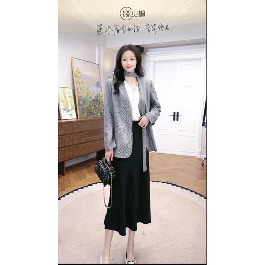 火桐hooton 摩登时代 V领亚麻西装外套 商品图4