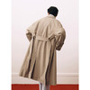 GXG男装 深卡其长款风衣25年春热卖G25X081004 商品缩略图3