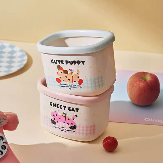 「桌面垃圾桶」可爱高颜值家用办公室小号带盖收纳整理桶办公桌迷你小纸篓 商品图2