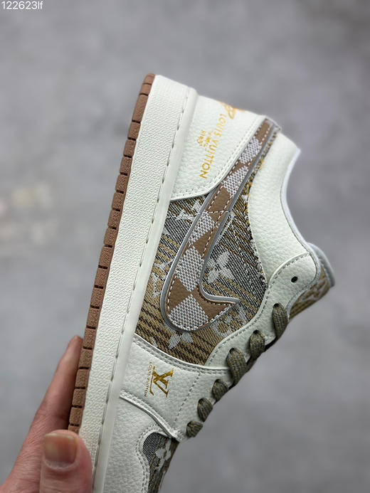 春季特惠💰320 Air Jordan 1 Low AJ1 WH LV 乔1 复古文化休闲运动篮球鞋 商品图5
