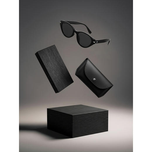 GXG墨镜   男士时尚椭圆框显脸小复古百搭太阳眼镜 商品图4