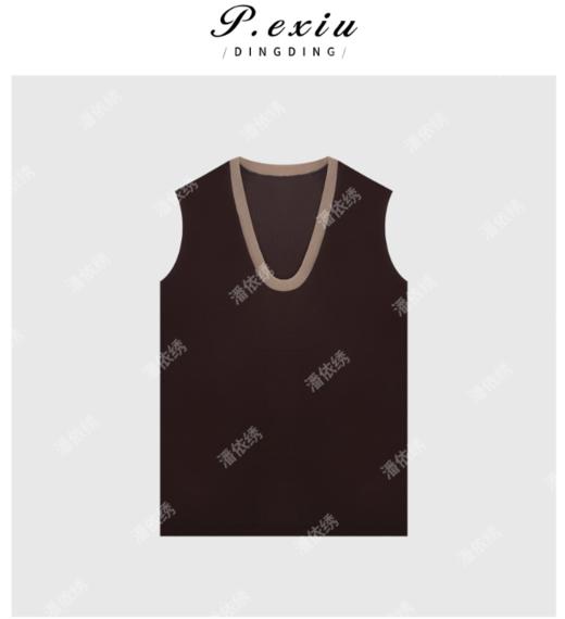 03-2潘依绣丁丁宠粉夏款简约通勤针织衫Q51662 商品图0