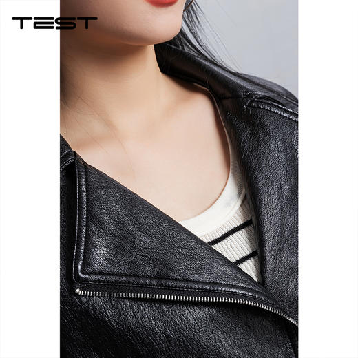 春上新翻领复古机车皮夹克2261023 商品图2