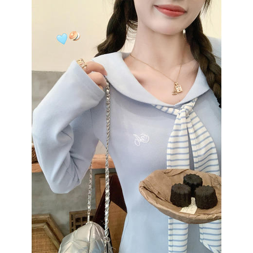 <曾小咸推荐>3.6现货秒杀 ！微信超特价！韩系翻领系带收腰连衣裙 日常209.99 立减120 秒杀89.99！！ 商品图3