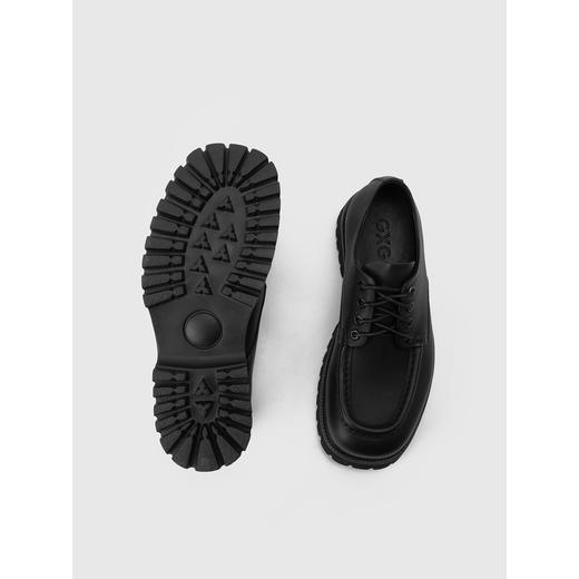 GXG通勤男鞋商务鞋男牛皮厚底正装系带皮鞋 商品图3