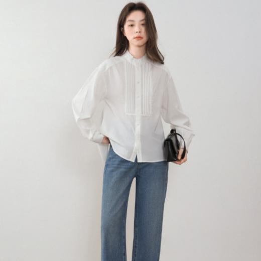 2026春季松弛感新款衬衫【 AVANN 棉&缎面&雪纺长袖衬衫衬衣】 商品图2