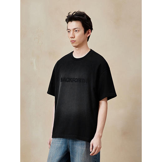 GXG男装 圆领T恤水洗短袖针织 简约舒适好搭T恤   夏季热卖G25X442093 商品图2