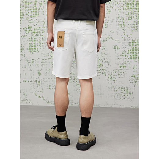 GXG男装 双色直筒牛仔短裤休闲男裤25夏季热卖G25X252012 商品图4