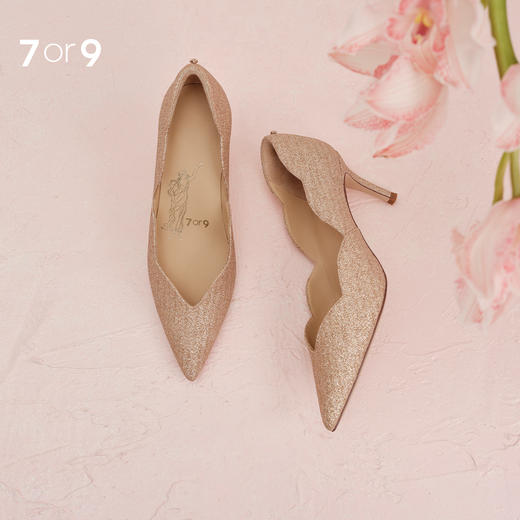 7or9约会通勤高跟鞋婚鞋桂花酿 商品图1