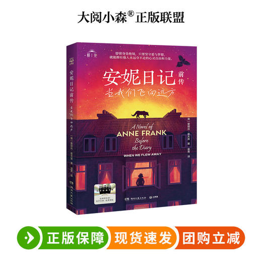 安妮日记前传：当我们飞向远方 百班千人73期六年级小学生课外阅读名师推荐6年级大阅小森开卷生花 商品图0