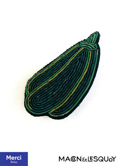 Macon&Lesquoy 原创设计 柿子椒 M&L刺绣手工饰品胸针 商品图0