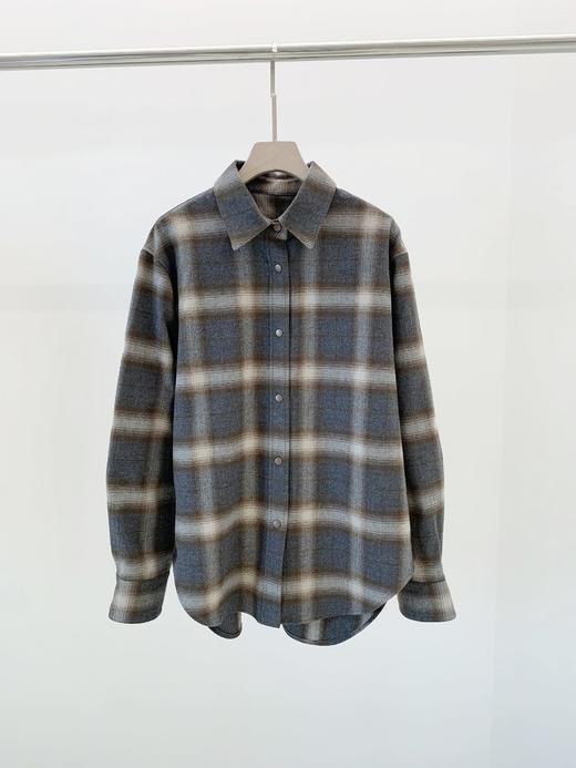 【高品质私服】【MC双面磨毛棉质渐变格纹衬衫】蓬松感与利落感达成微妙平衡G1653-CC【无标出货 介意慎拍】 商品图7