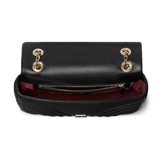 GUCCI 古驰 女士 GG Marmont系列 中号单肩背包 黑色 837267 AAE38 1000 商品图4
