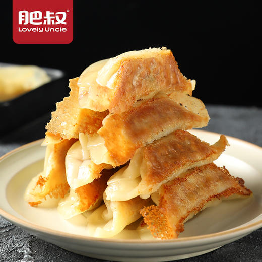 【顺丰发货】肥叔锅贴鲜香酥脆馅料用心配料干净加热即食175g*3袋 商品图1