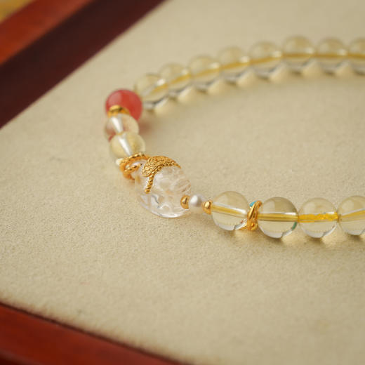 ² 【安然水晶】黄水晶手串系列（适合生肖龙/猴/鸡/马佩戴）LS-447 HM02-CRMM-ARSJ 商品图4