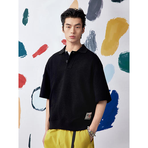 GXG男装联名重磅休闲男士polo衫 25夏热卖G25X242025 商品图2