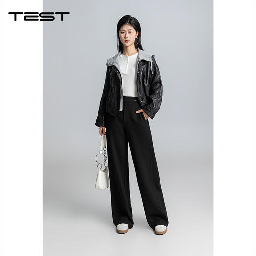 春上新时尚显瘦百搭小个子直筒休闲裤3261016 商品图3