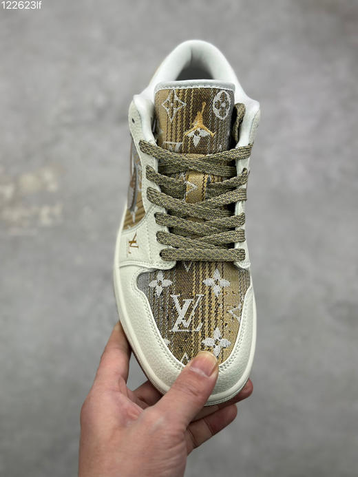春季特惠💰320 Air Jordan 1 Low AJ1 WH LV 乔1 复古文化休闲运动篮球鞋 商品图1