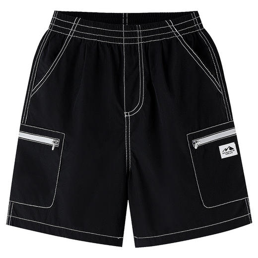 男童全腰梭织中裤夏季新款安奈儿童装EB626588 商品图6