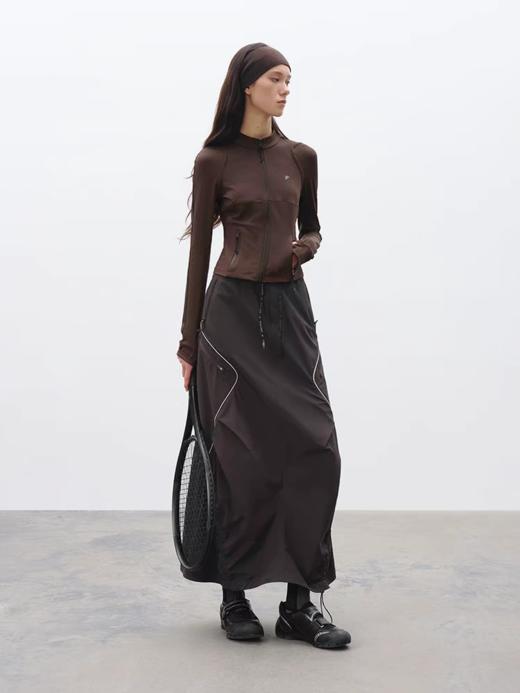 半圆/C61290178/轻户外抽绳直筒半身裙 商品图1