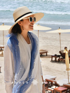 PETIT SCHAN小闪 ACC#053 The Ends of the Earth 天涯海角 羊毛真丝春夏轻薄围巾披肩