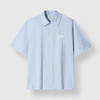 GXG男装  浅蓝色宽松时尚短袖衬衫25年夏热卖G25X232006 商品缩略图4