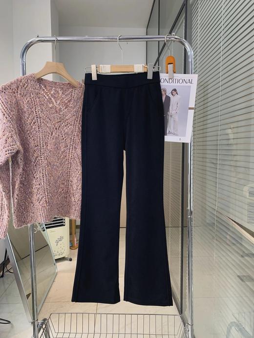 巨显瘦！春夏薄款珠地喇叭裤 26C030 商品图6