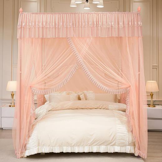 【品牌直发】加倍生活 花边宫廷落地蚊帐 4色可选yc0318017 商品图1