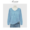 山羊绒绵羊毛混纺软糯显瘦百搭圆领针织上衣 ZM-829 商品缩略图3
