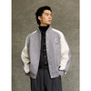 GXG男装 麻灰色斜纹撞色拼接棒球领夹克 休闲时尚夹克外套 春季热卖G25X211022 商品缩略图2