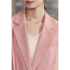 剩S/L/XL/XXL 米思阳春季新品时尚休闲粉色西装减龄高级感外套5M24CW4017 商品缩略图4