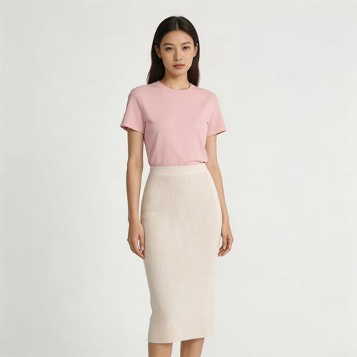 【mix relax系列】SCHIESSER德国舒雅夏季新款外穿女短袖常规款上衣  50S 水柔棉 100%棉 200g/m2  30/26926M 商品图13