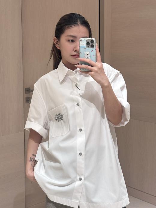 驴家 25ss樱花火车刺绣短袖衬衫 男女同款（DY） 商品图5